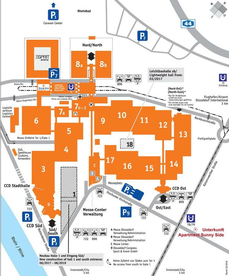 Messeapartment Sunny Side Dusseldorf Ngoại thất bức ảnh
